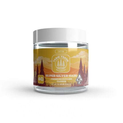 4 Grams Premium Flower - Super Silver Haze By Farm Fresh (Sativa) 30.44%THC