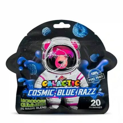 5G Magic Mushroom Gummies - Cosmic Blue Razz by Galactic
